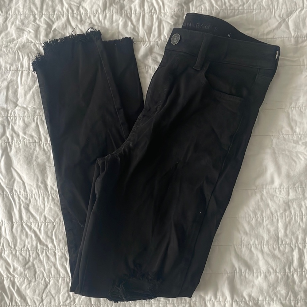 American Eagle distressed skinny jeans